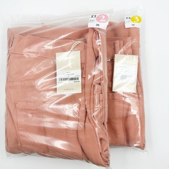 MOTHER The Dodger Ankle Jeans in Mango Pink Peach 1888-1479-MGO 26 US 2 NEW NWT - Picture 6 of 6